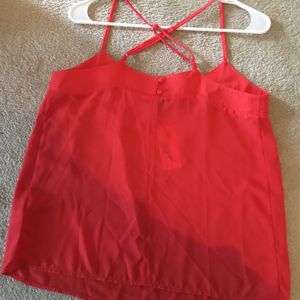 Jessica Simpson cute orange top -NWT